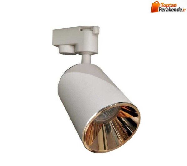 Cata CT-5336 Halley Ray Spot Armatür Beyaz/Bakır(Boş Kasa)